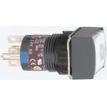 Schneider XB6ECW1B1P Leuchtdrucktaster, weiß Ø 16, flach, o. Rastung, 24 V, 1W 