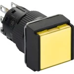 Schneider Electric XB6ECW5B1P Gelber Leuchtdrucktaster Ø 16 flach o. Rastung 24 V 1OC 5 Stück 