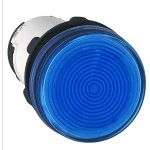 Schneider XB7EV76P Leuchtmelder, Harmony XB7, Monoblock, Kunststoff, Ø22mm, blau, Glühlampe, 230V AC, Schraubklemme 