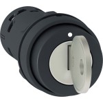 Schneider XB7NG21 Schlüsselschalter, Harmony XB7, Monoblock, Kunststoff, Ø22mm, schwarz, 1S, 2 Stellungen, Schraubklemme 