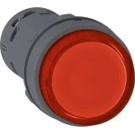 Schneider XB7NW34B1 Leuchtdrucktaster, Harmony XB7, Monoblock, Kunststoff, Ø22mm, rot, integrierte LED, 24V ACDC, 1S, Schraubklemmen 
