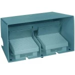 Schneider XPEM5100D Fußschalter, Harmony XPE, doppelt, Metall, blau,1-stufig, 2Ö+2S, IP66, mit Schutzhaube, mit Verriegelung 