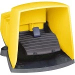 Schneider XPEY711 Fußschalter, Harmony XPE, einfach, Kunststoff, gelb, 2-stufig, 2Ö+2S, IP55, mit Schutzhaube, mit Verriegelung 
