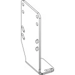 Schneider Electric XUZASK003 Zubehör für Sensor XUK Befestigungswinkel Metall für XUL-Ersatz 