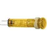 Schneider Electric XVLA235 Leuchtmelder rund Ø 8 IP40 gelb-orange LED gesch. 24 V Flachstecker 