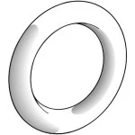 Schneider XVLZ912 Dichtungsring, Harmony XVL, für Leuchtmelder 12mm, 10x Stück, IP65 