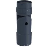 Schneider XVUZ06 Montageelement, Harmony XVU, modular, 60mm, flexibler Winkel, schwarz, 24V ACDC, 110-240V AC 