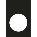 Schneider ZB2BY2101 Bezeichnungsschild, 30x40mm, 1 schwarze Seite, 1 rote Seite, neutral 