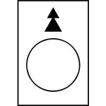 Schneider ZB2BY4953 Bezeichnungsschild, 30x40mm, weiß, Heben, langsam-schnell 