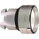 Schneider ZB4BA16 Drucktaster, Frontelement, Harmony XB4, Metall, 22mm, weiß, zurückgesetzt, unbeschriftet, tastend 