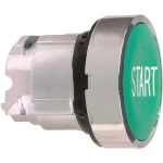 Schneider ZB4BA333 Drucktaster, Frontelement, Harmony XB4, Metall, 22mm, grün, beschriftet START, tastend 