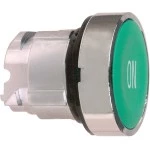 Schneider ZB4BA341 Drucktaster, Frontelement, Harmony XB4, Metall, 22mm, grün, beschriftet ON, tastend 