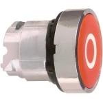 Schneider ZB4BA432 Drucktaster, Frontelement, Harmony XB4, Metall, 22mm, rot, beschriftet O, tastend 