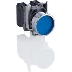 Schneider ZB4BA66 Drucktaster, Frontelement, Harmony XB4, Metall, 22mm, blau, zurückgesetzt, unbeschriftet, tastend 