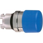 Schneider ZB4BC64 Pilzdrucktaster, Frontelement, Harmony XB4, Metall, 22mm, blau, Pilz 30mm, unbeschriftet, tastend 