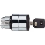 Schneider ZB4BG220 Schlüsselschalter, Frontelement, Harmony XB4, Metall, 22mm, schwarz, 2 Stellungen, rastend, Ronis 3131A 