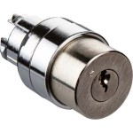 Schneider ZB4BG2E7 Schlüsselschalter, Frontelement, Harmony XB4, Metall, 22mm, schwarz, 2 Stellungen, rastend, E7 