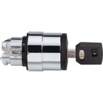 Schneider ZB4BG5 Schlüsselschalter, Frontelement, Harmony XB4, Metall, 22mm, schwarz, 3 Stellungen, rastend 
