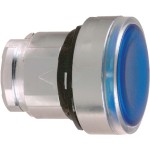 Schneider Electric ZB4BH063 Frontelement für Leuchtdrucktaster ZB4 rastend blau Ø 22 mm 