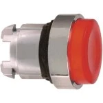 Schneider ZB4BH43 Leuchtdrucktaster, Frontelement, Harmony XB4, Metall, 22mm, rot, vorstehend, für universelle LED, rastend 