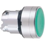 Schneider ZB4BP383 Drucktaster, Frontelement, Harmony XB4, Metall, 22mm, grün, unbeschriftet, tastend, mit Schutzkappe, für Einlegeschild 