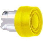 Schneider ZB4BP5S Drucktaster, Frontelement, Harmony XB4, Metall, 22mm, orange, unbeschriftet, tastend, mit Schutzkappe 