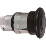 Schneider ZB4BS52 Pilzdrucktaster, Frontelement, Harmony XB4, Metall, 22mm, schwarz, Pilz 40mm, Drehentriegelung 