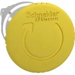 Schneider Electric ZB4BS55S Not-Halt/Not-Aus-Taster gelb Ø40 Auslösetaster und Drehentriegelung Ø22 