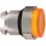 Schneider ZB4BW15 Leuchtdrucktaster, Frontelement, Harmony XB4, Metall, 22mm, orange, vorstehend, unbeschriftet, glatte Kalotte, BA9s 