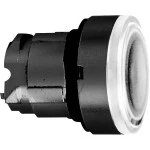 Schneider ZB4BW3137 Leuchtdrucktaster, Frontelement, Harmony XB4, Metall schwarz, 22mm, weiß, unbeschriftet, tastend, für universelle LED 