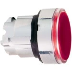 Schneider ZB4BW34 Leuchtdrucktaster, Frontelement, Harmony XB4, Metall, 22mm, rot, unbeschriftet, tastend, glatte Kalotte, BA9s 