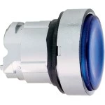 Schneider ZB4BW363 Leuchtdrucktaster, Frontelement, Harmony XB4, Metall, 22mm, blau, unbeschriftet, tastend, für universelle LED 