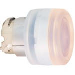Schneider ZB4BW543 Leuchtdrucktaster, Frontelement, Harmony XB4, Metall, 22mm, rot, tastend, mit Schutzkappe, für universelle LED 