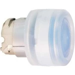 Schneider ZB4BW563 Leuchtdrucktaster, Frontelement, Harmony XB4, Metall, 22mm, blau, tastend, mit Schutzkappe, für universelle LED 