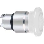 Schneider ZB4BW613 Pilzdrucktaster, Frontelement, Harmony XB4, Metall, 22mm, beleuchtet, weiß, Zugentriegelung, für universelle LED 