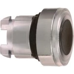 Schneider ZB4BW913 Leuchtdrucktaster, Frontelement, Harmony XB4, Metall, 22mm, weiß, beleuchteter Ring, für universelle LED 