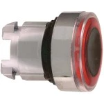 Schneider ZB4BW943 Leuchtdrucktaster, Frontelement, Harmony XB4, Metall, 22mm, rot, beleuchteter Ring, für universelle LED 