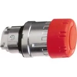 Schneider ZB4BX84 Not-Aus/Not-Halt-Schalter, Frontelement, Harmony XB4, Metall, 22mm, rot, Pilz 60mm, Zugentriegelung 
