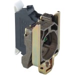 Schneider ZB4BZ1015 Hilfsschalterblock mit Befestigungsflansch, Harmony XB4, Metall, 22mm, 30mm, 1S, Spring Clamp 