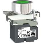 Schneider ZB4RTA3 Funkdrucktaster, Harmony XB4R, Metall, Ø22mm, batterielos, kabellos, grün 