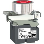 Schneider Electric ZB4RTA432 Funkdrucktaster Harmony XB4R Metall Ø22mm batterielos kabellos rot beschriftet O 