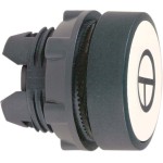 Schneider ZB5AA145 Drucktaster, Frontelement, Harmony XB5, Kunststoff, 22mm, weiß, beschriftet T, tastend 