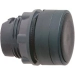 Schneider ZB5AA24 Drucktaster, Frontelement, Harmony XB5, Kunststoff, 22mm, schwarz, unbeschriftet, tastend, hoch 