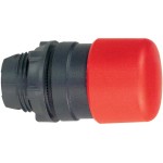 Schneider ZB5AC44 Pilzdrucktaster, Frontelement, Harmony XB5, Kunststoff, 22mm, rot, Pilz 30mm, unbeschriftet, tastend 