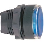 Schneider ZB5AH063 Leuchtdrucktaster, Frontelement, Harmony XB5, Kunststoff, 22mm, blau, unbeschriftet, für universelle LED, rastend 