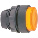 Schneider ZB5AH53 Leuchtdrucktaster, Frontelement, Harmony XB5, Kunststoff, 22mm, gelb, vorstehend, für universelle LED, rastend 