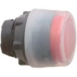 Schneider ZB5APA4 Drucktaster, Frontelement, Harmony XB5, Kunststoff, 22mm, rot, unbeschriftet, tastend, mit Schutzkappe 