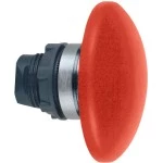 Schneider ZB5AR416 Pilzdrucktaster, Frontelement, Harmony XB5, Kunststoff, 22mm, rot, Pilz 60mm, gewölbt, unbeschriftet, tastend 
