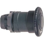Schneider ZB5AS52 Pilzdrucktaster, Frontelement, Harmony XB5, Kunststoff, 22mm, schwarz, Pilz 40mm, Drehentriegelung 