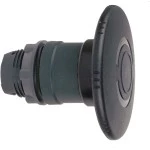 Schneider ZB5AS62 Pilzdrucktaster, Frontelement, Harmony XB5, Kunststoff, 22mm, schwarz, Pilz 60mm, Drehentriegelung 